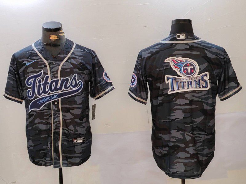 Men Tennessee Titans Blank Camo Joint Name 2024 Nike Limited NFL Jersey style 2